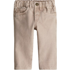 H&M Baby Jeans i Bomullsdenim - Beige