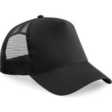 Out of The blue Children's Adjustable Trucker Cap Beechfield - Noir