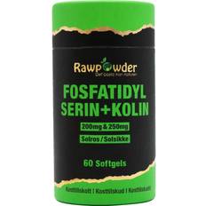 Kolin Rawpowder Fosfatidylserin Kolin 200mg 250mg 60 Kapselia