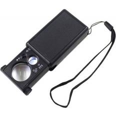 Magnifiers & Loupes HOD Health 30X 60X Double Lens Jewelry Magnifying Glass Black Low Vision Magnifiers