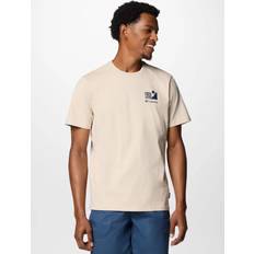 Beige T-shirts Columbia Explorers Canyon Tee - Dark Stone