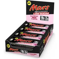 Mars Raspberry Smash Low Sugar Chocolate Protein Bars 12 x 55g Pack