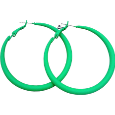 Shein pair Simple Fashion Candy Colored Hoop Earrings Suitable For Women At Any Occasion