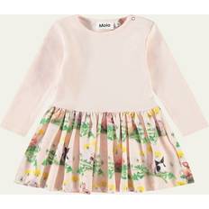 18-24M Klänningar Molo Carel Long-Sleeved Dress Bunnies - Rosa