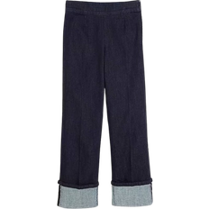 River Island Turn Up Slim Fit Jeans - Blue