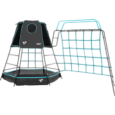 TP Toys Metal Climbing Frame Set with Monkey Bridge Black Edition