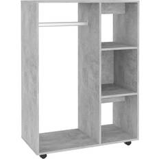 Casters Wardrobes Ebern Designs Ayanda Wardrobe 80x110cm