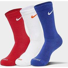 Red Socks Nike Everyday Plus Cushioned Training Crew Socks - Multicolor