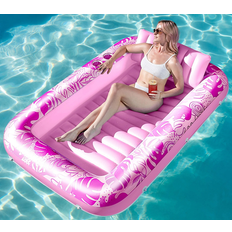 Tubes Sloosh Joyfy 70-Inches x Pink Inflatable Lounger