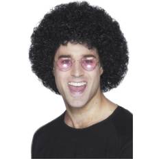 Wigs Smiffys Unisex Adult Economy Afro Wig One Size Black