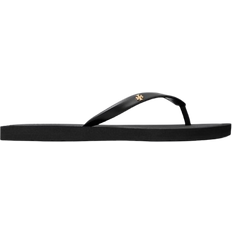 Tory Burch Flip-Flops Tory Burch Kira Padded Flip-Flop - Perfect Black/Gold