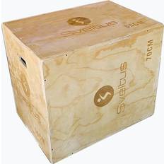 Trainingsspringseile Sveltus Plyobox Holz Beige