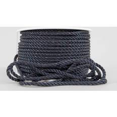 Poly Ropes Tågvirke 3-Slagen Armerad Polyester Ø14mm x 110m 2600kg Brottstyrka Marinblå