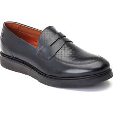Base London Sid Leather Men's Loafers - Black
