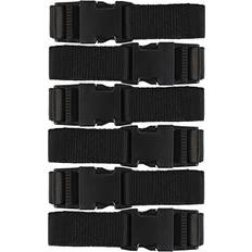 Black Bungee Cords & Ratchet Straps Harrier Hardware Utility Strap 72-Inch 6-Pack