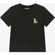 Kenzo Kids Black Kotora Tiger Organic Cotton T-Shirt - Black