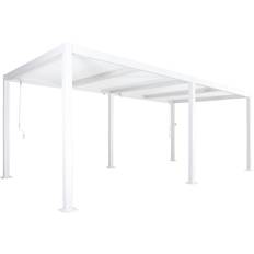 Sweeek 3x6m Louvered Aluminium Pergola 574x292x231 cm