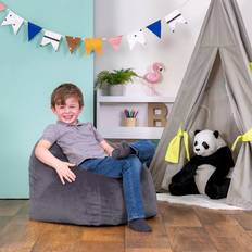 icon Kids Mini Milano Velvet Bean Bag Chair Medium Small