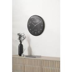 Bronze Clocks Pacific Lifestyle Dome Glass Black Wall Clock