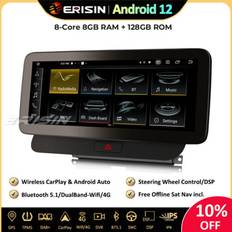 Boat- & Car Stereos Erisin 12.3 inch 128GB Android 13 Car Stereo Head Unit