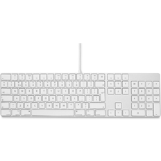 LMP Kabelgebundene USB-C Tastatur Silber NL