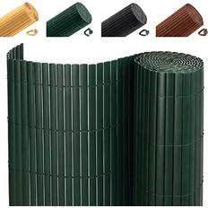 INMOZATA PVC Garden Screening 1.5m High Privacy Fence 1.5x5m