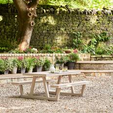 Beige Garden Table Pacific Lifestyle Person 180cm Long Picnic Table - Beige