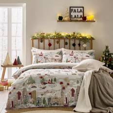 Red Duvet Covers Furn Joy To All Printed Set Duvet Cover