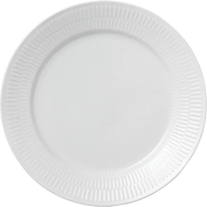 Royal copenhagen hvid riflet dyb Royal Copenhagen Riflet Dyb tallerken 25cm