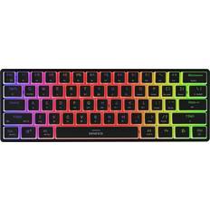 Genesis Thor 660 G2 Trådløs RGB Mekanisk Gateron Brun