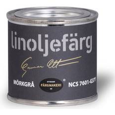 Ottossons Färgmakeri Linoljefärg 100 ml Mörkgrå