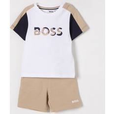 Jumpsuits BOSS Logo Two-Piece Top & Shorts Set - White