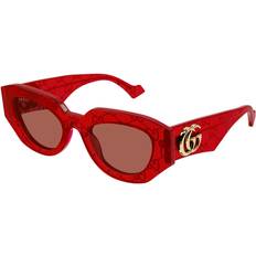 Gucci GG1421S Solglasögon Kvinna - Röd