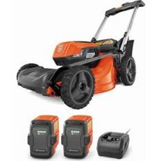 Husqvarna Battery Powered Mowers Husqvarna 21 in 40V Lawn Xpert Cordless Self-propelled Lawn 15 Ah Battery Powered Mower