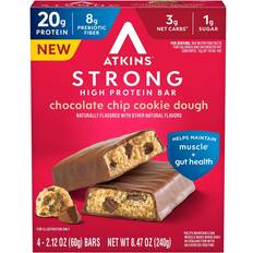 Strong High Protein Bar Chocolate Chip Cookie Dough 4 Bars