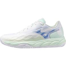 Mizuno Racketsportskor Mizuno Wave Enforce Court CC Women - Wit/Frontier Blue/Bay