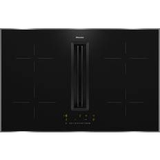 Spishällar Miele Induktionshäll Med Fläkt KMDA 7272 FR-U Silence 80 cm