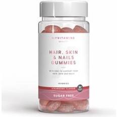 Blåbär Kosttillskott Myvitamins Hair Skin and Nails Gummies 60gummies Strawberry 60 st
