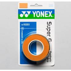 Yonex Super Grap Overgrip 3 Pack Tennis Overgrips Orange