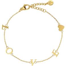 Edblad Armband på rea Edblad Love Note Bracelet - Gold