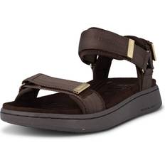 Woden Brun Sandaler Woden Line Sandal Women - Choko/Mørkebrun