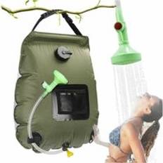 Camping Showers Cyslmuk Army Green Solar Camping Shower Bag 20L