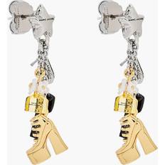 Marc Jacobs Mini Icon Charm Earrings - Gold/Silver