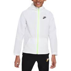 Nike Vita Ytterkläder Nike Dri-FIT Logo Woven Jacket - White