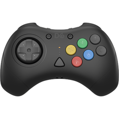 Handkontroller på rea Retro Fighters D6 Dreamcast Wireless Controller Black