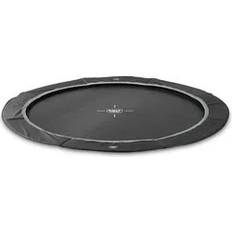 Exit Toys Trampoline De Sport Enterré Au Niveau Du Sol InTerra 305 cm Noir