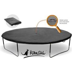 Accessoires de Trampoline Kangui Bâche De Protection Adaptable À Tous Trampolines Ø 250 cm Noir