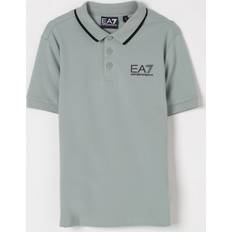 Green Polo Shirts Children's Clothing EA7 Emporio Armani Boys Core Id Pique Short Sleeve Polo Shirt - Green
