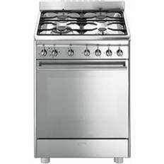 Piastra a Induzione Smeg Cucina Con Forno Elettrico 60 cm INOX CX68MF8-2 Acciaio inossidabile