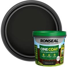 Ronseal One Coat Fencelife Paint 5L Tudor Oak Black 5L